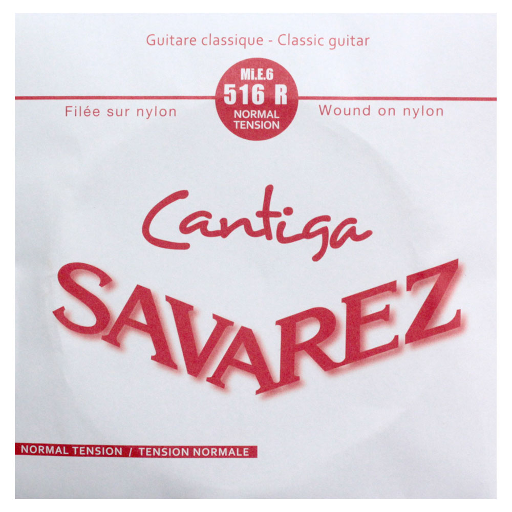 SAVAREZ CANTIGA 516R 6th カンティーガ クラシックギター バラ弦×5本