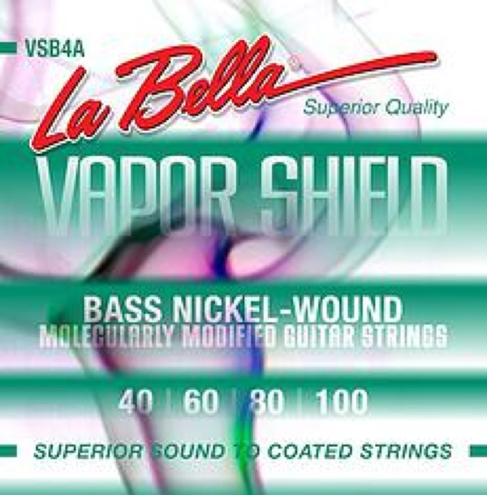La Bella VSB4A 40-100 VAPOR SHIELD エレキベース弦×6セット