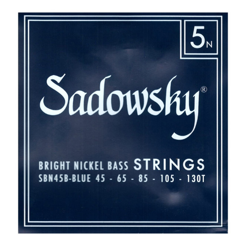 SADOWSKY SBN45B Blue ブルーラベル ニッケル 5弦ベース弦×2セット