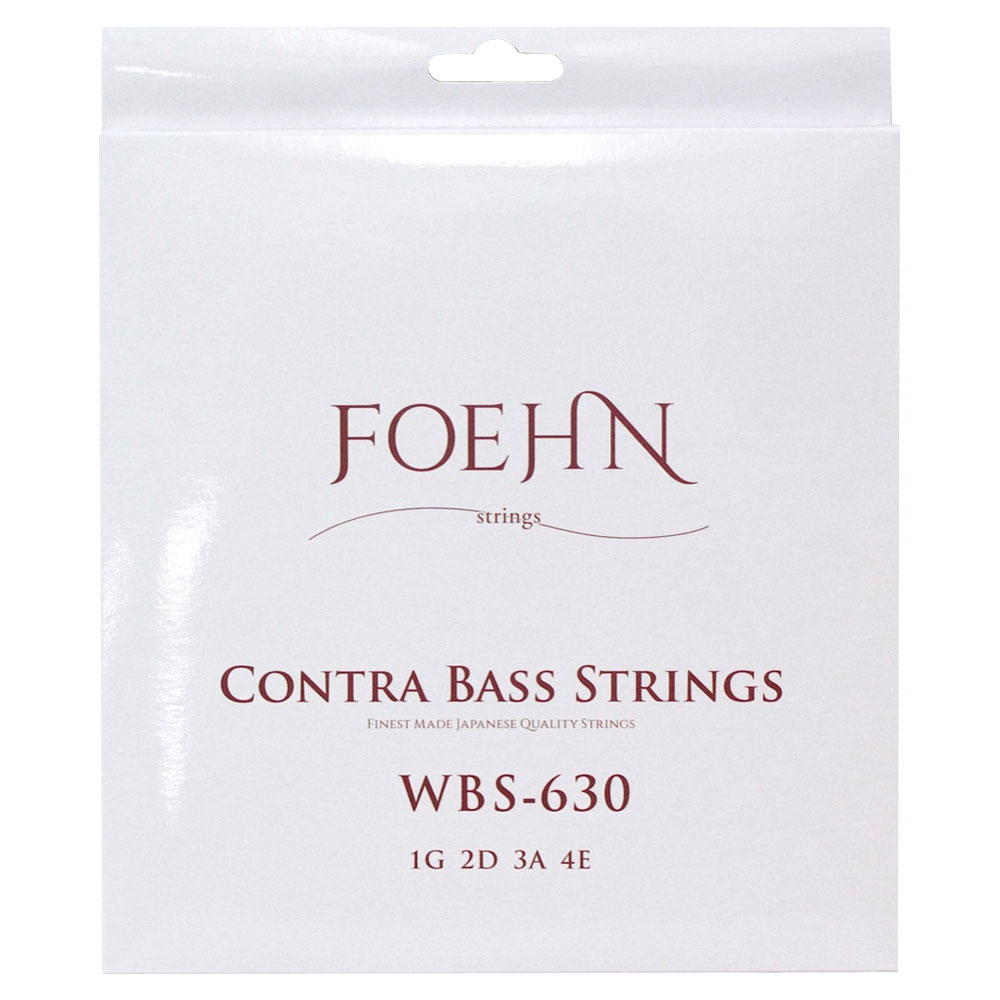 FOEHN WBS-630×3セット Contra Bass Strings Double Bass Strings コントラバス ウッドベース弦