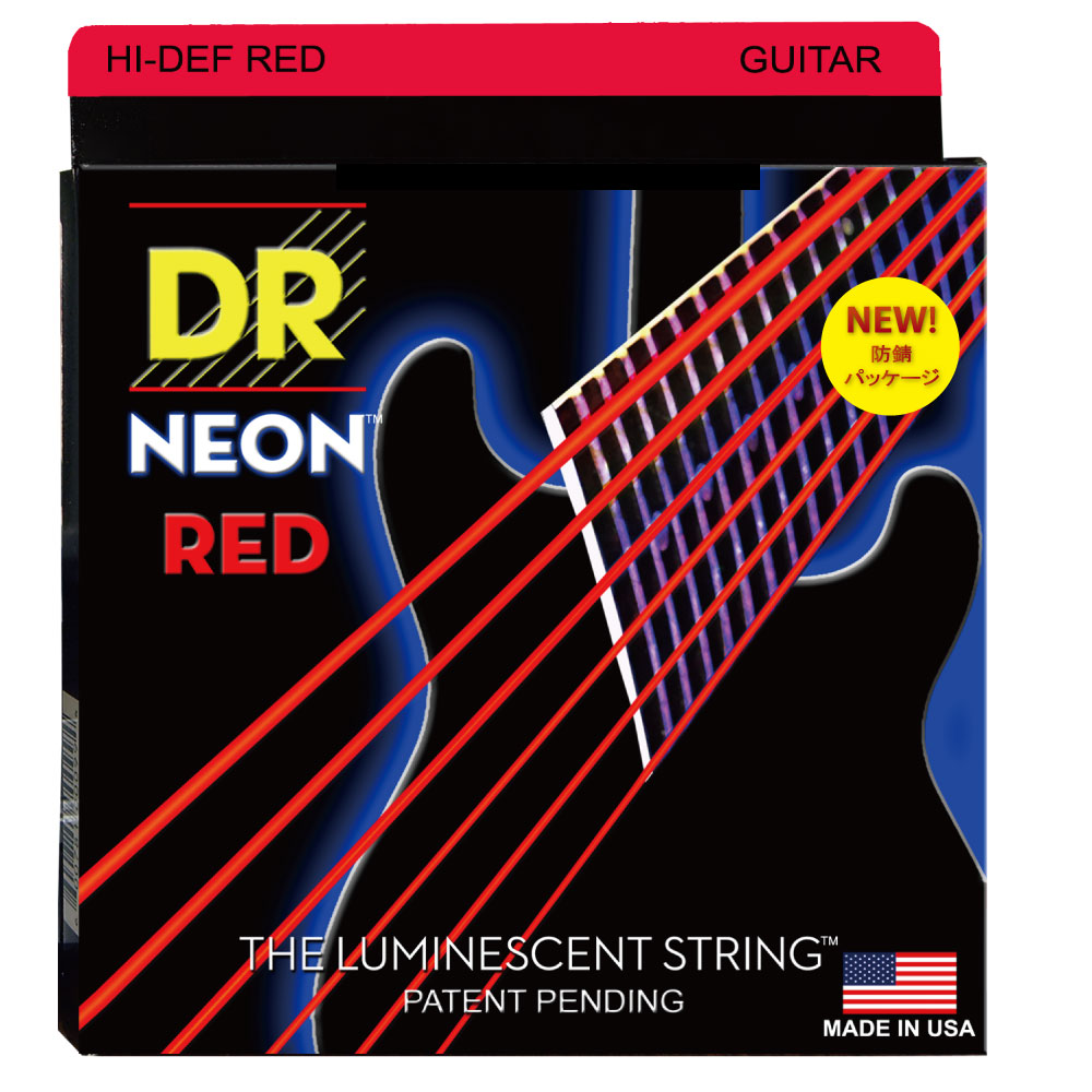 DR NEON HI DEF/E RED MEDIUM NRE-10 エレキギター弦×12セット