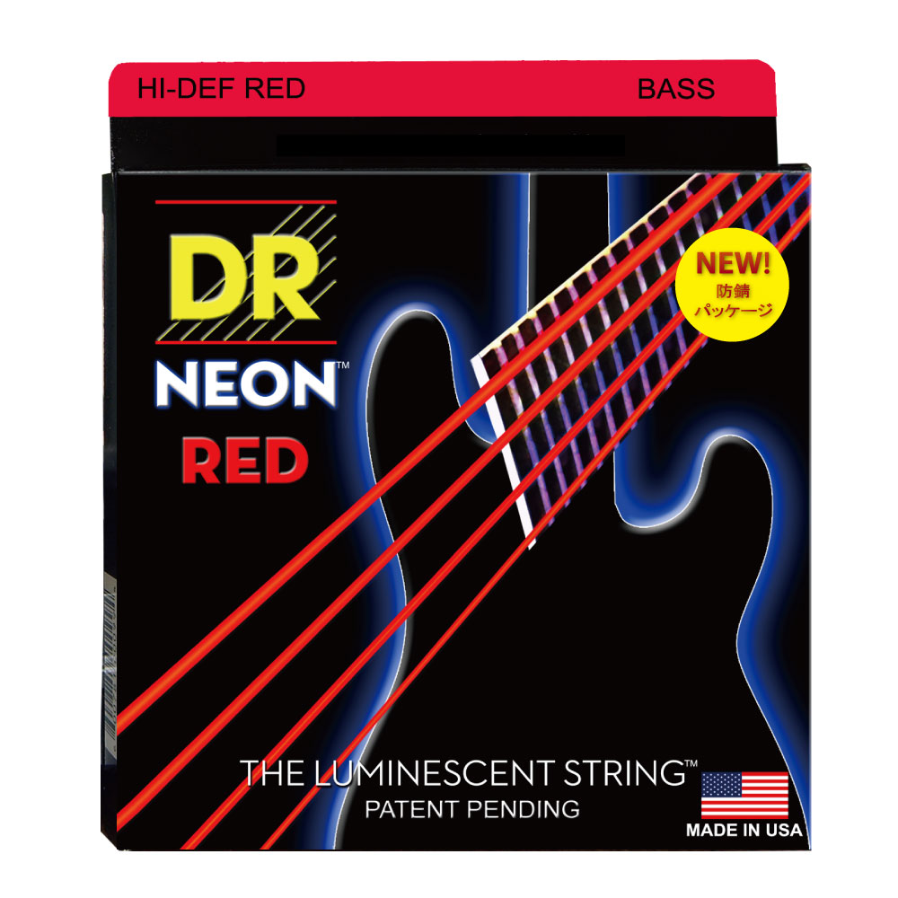 DR NEON Hi-Def RED MEDIUM NRB-45 エレキベース弦×2セット