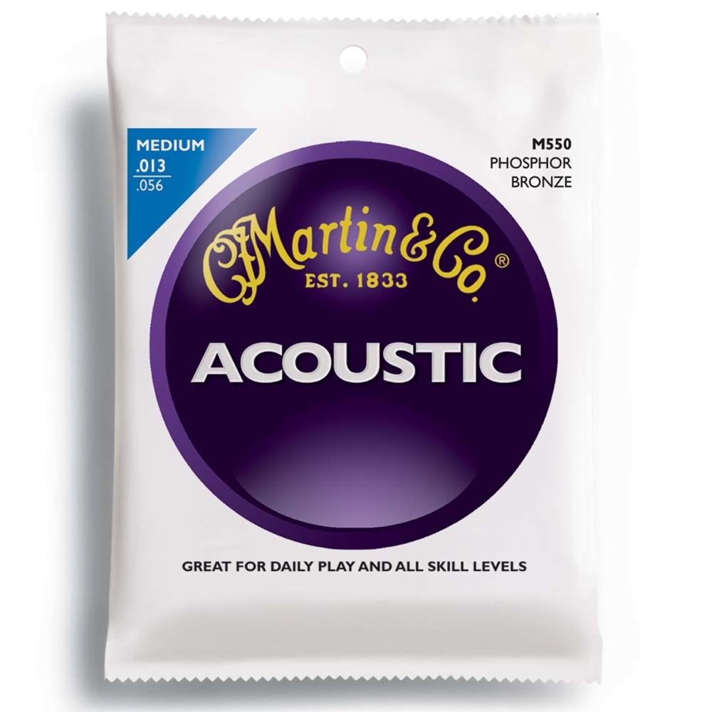 MARTIN M550 Medium 13-56 アコースティックギター弦×10セット
