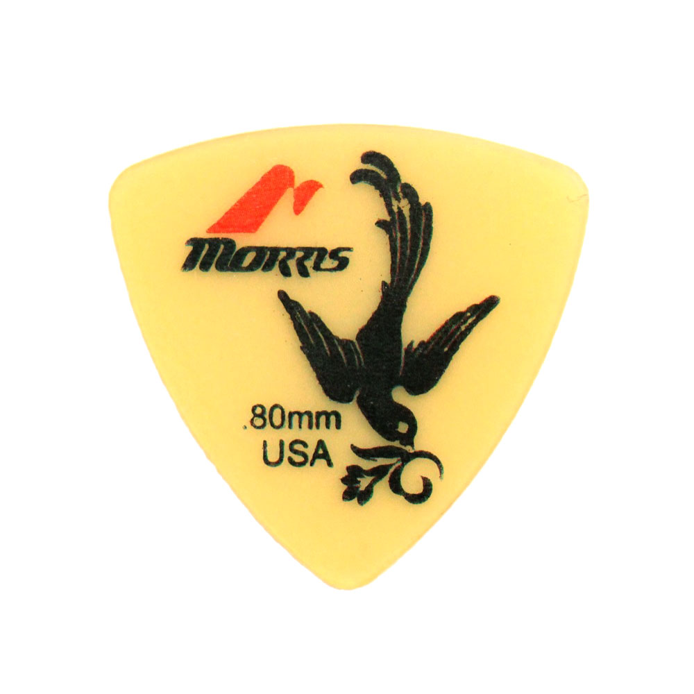 MORRIS ULTEM 0.80mm Triangle ギターピック×12枚