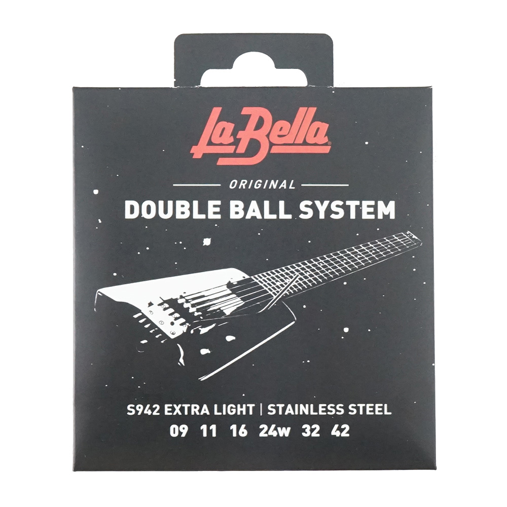 La Bella S942 Extra Light Doble Ball System 09-42 エレキギター弦×12セット