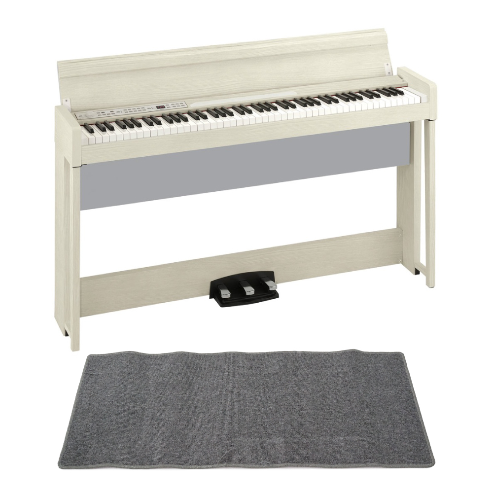 KORG C1 AIR WA 電子ピアノ ピアノマット(グレイ)付きセット