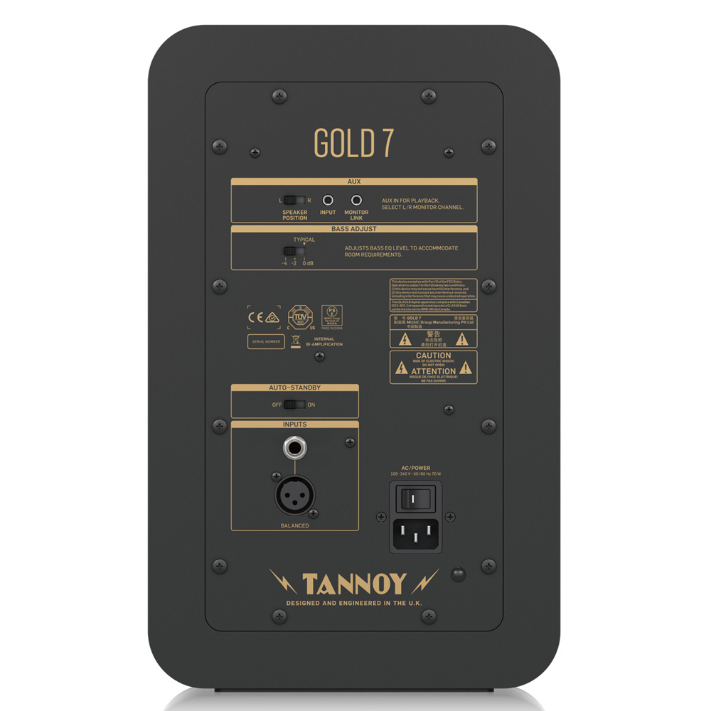 TANNOY GOLD 7 モニタースピーカー ×2本