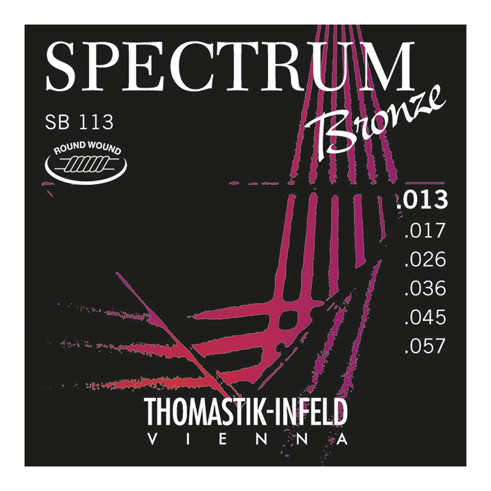 Thomastik-Infeld SB113 Spectrum Bronze 13-57 アコースティックギター弦×6セット