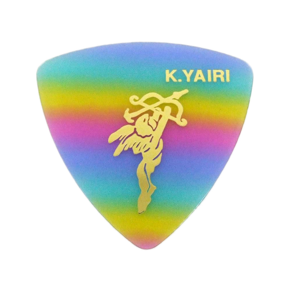 K.YAIRI Rainbow Triangle Medium エンジェル ギターピック×10枚