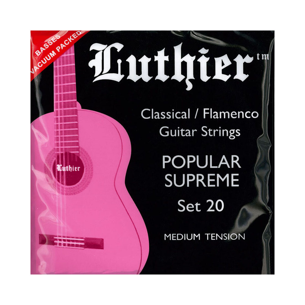 Luthier LU-20 Classical Flamenco Strings フラメンコ クラシックギター弦×6セット