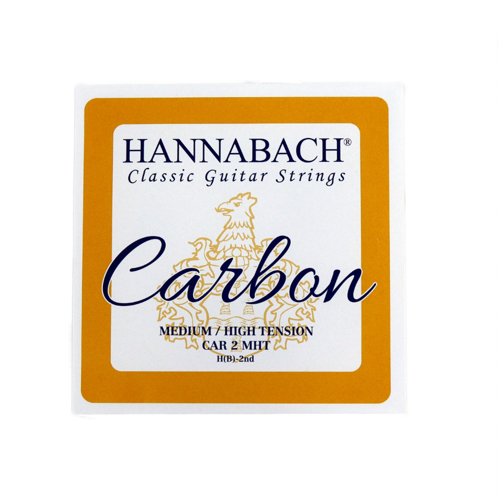 HANNABACH CARBON CAR2MHT 2弦用 バラ弦 クラシックギター弦×3セット