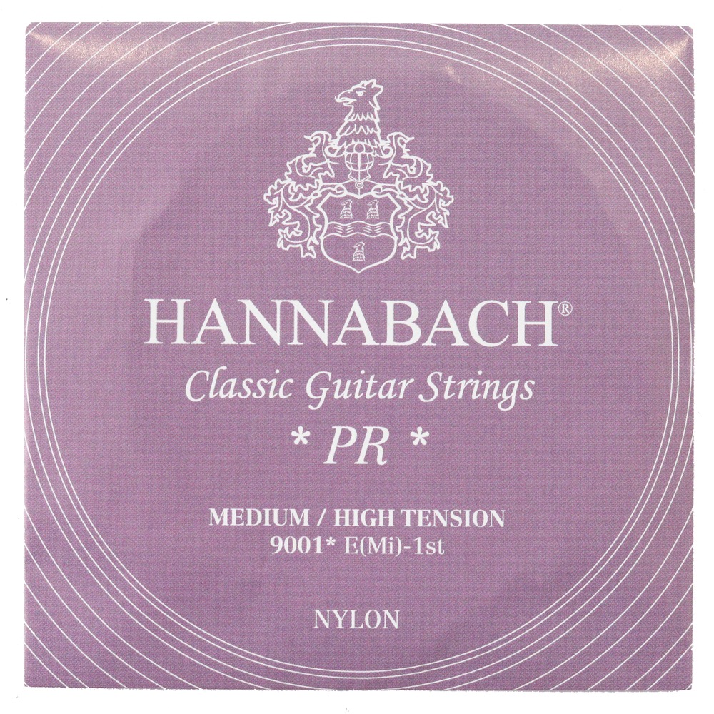 HANNABACH Silver200 9001MEDIUM/HIGH 1弦 ミディアムハイテンション バラ弦 クラシックギター弦×3セット