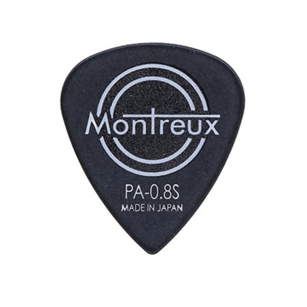 Montreux PA-0.8S Black No.3928 ギターピック×12枚