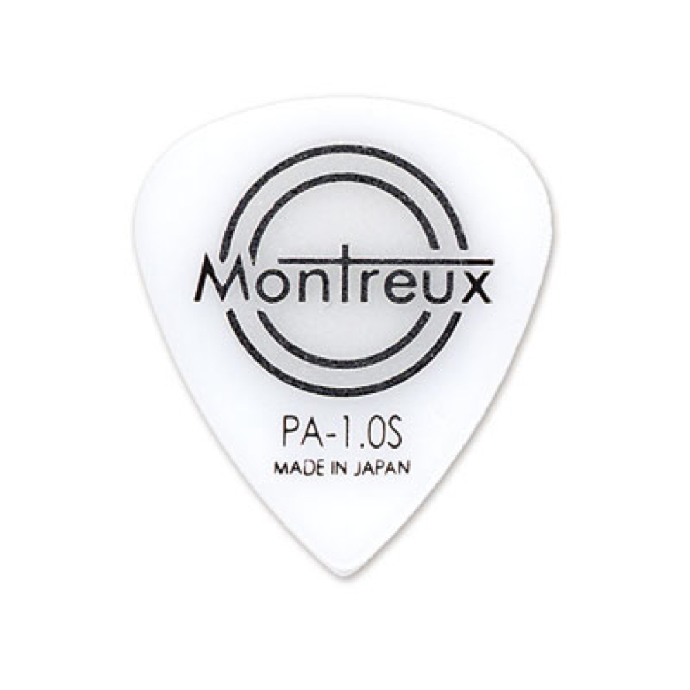 Montreux PA-1.0S White No.3931 ギターピック×12枚