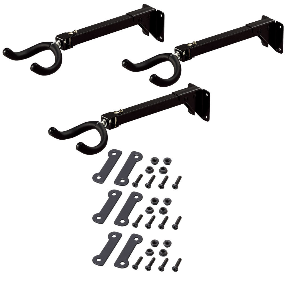 KIKUTANI GH-240 ギターハンガー×3個&メタルラックアダプター×1セット