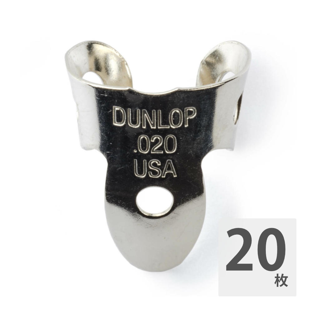 JIM DUNLOP 36R020 Nickel Silver Mini Fingerpicks フィンガーピック×20枚