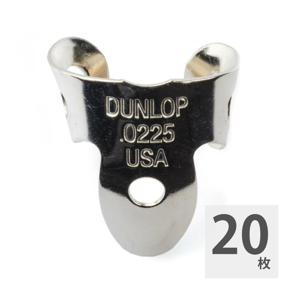 JIM DUNLOP 36R0225 Nickel Silver Mini Fingerpicks フィンガーピック×20枚