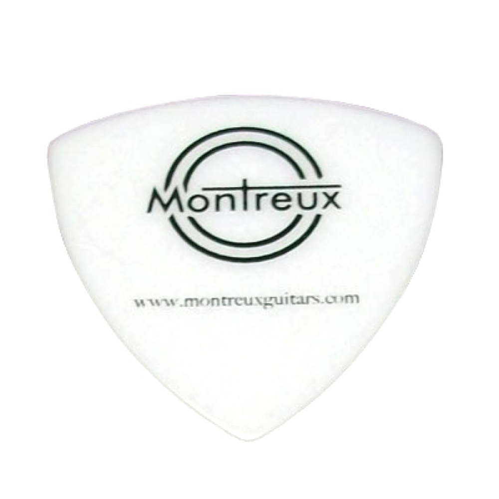 Montreux pick 三角 0.60mm デルリン白 No.2801 ギターピック×12枚