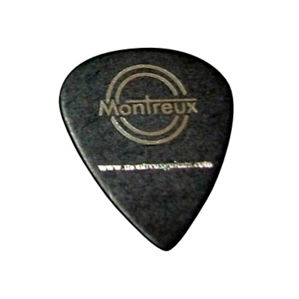Montreux pick スモールティア 1.00mm デルリン黒 No.2804 ギターピック×12枚