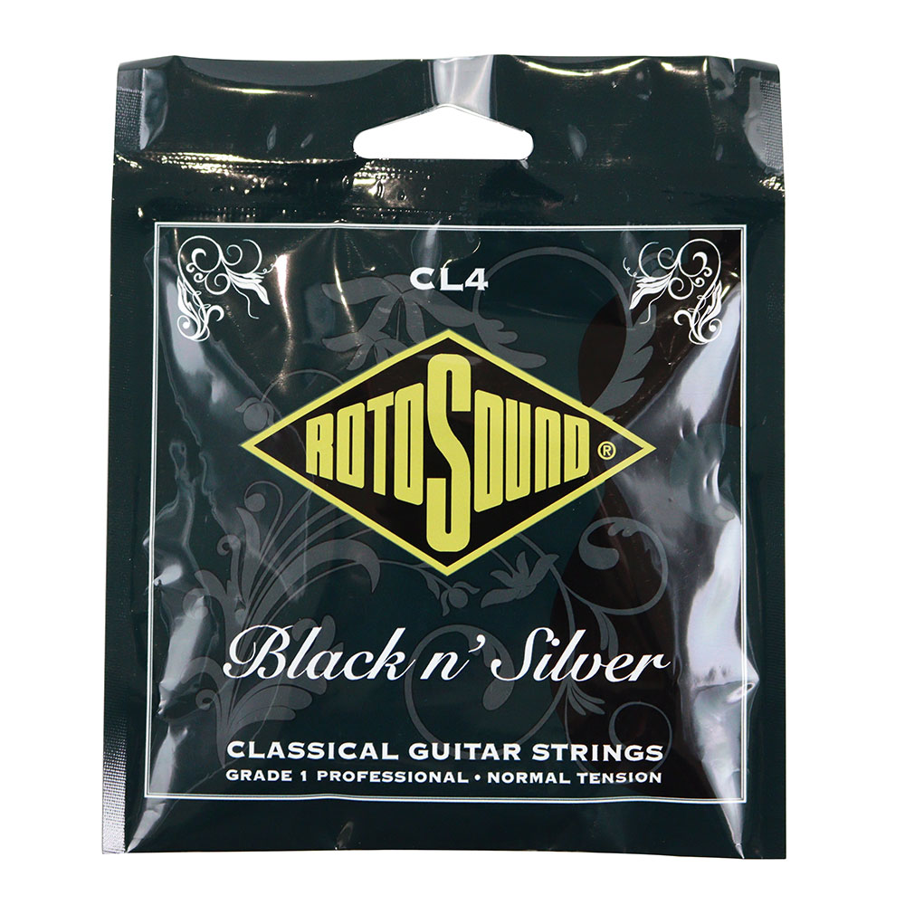 ROTOSOUND CL4 Superia Classical BLACK N’SILVER クラシックギター弦×6セット