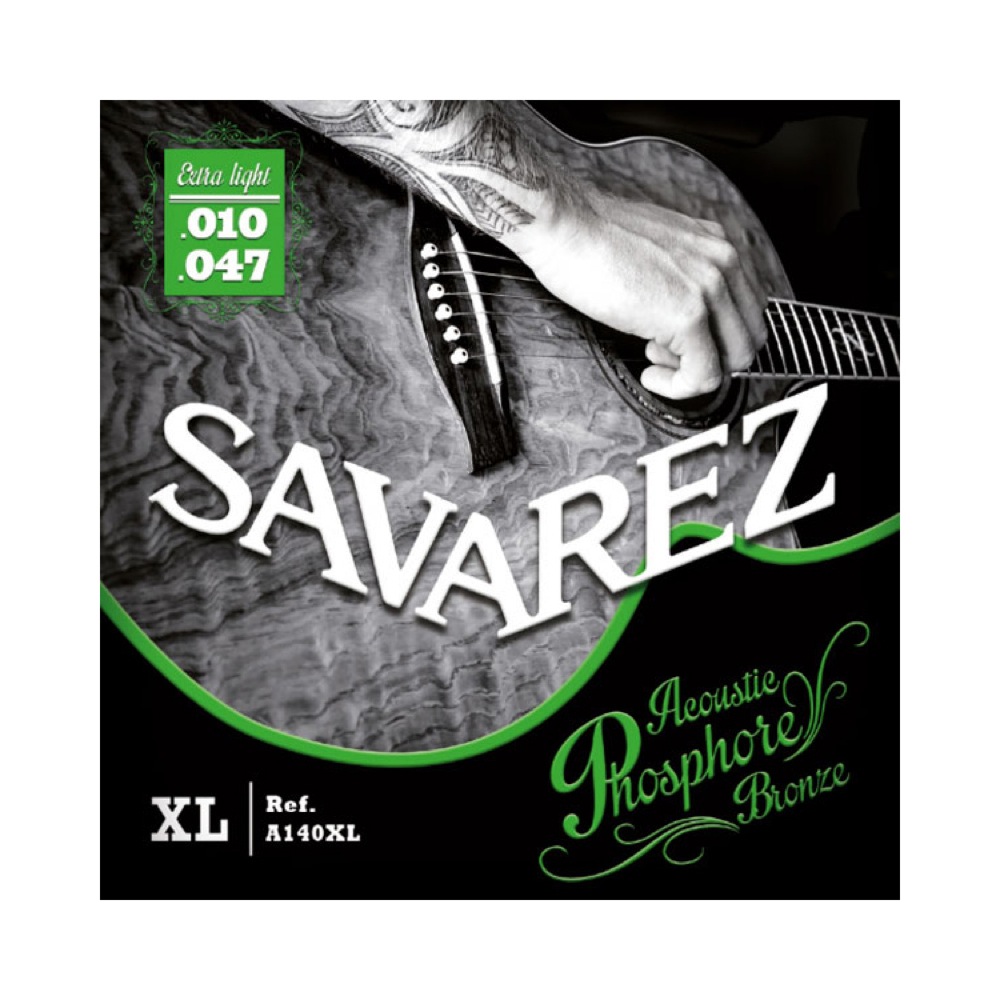 SAVAREZ A140XL Phosphore Bronze Extra Light アコースティックギター弦×3セット
