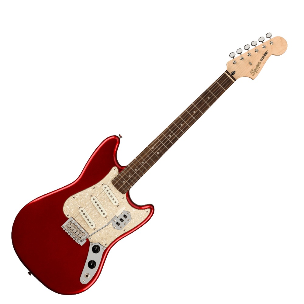 Squier Paranormal Cyclone LRL WPPG CAR エレキギター VOXアンプ付き 入門11点 初心者セット ギター本体画像