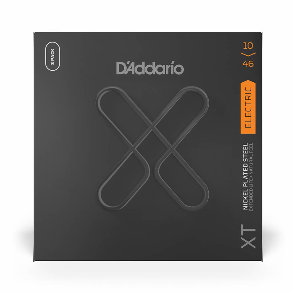 D’Addario XTE1046-3P XT Nickel Regular Light エレキギター弦 3セットパック×2パック（6SET）