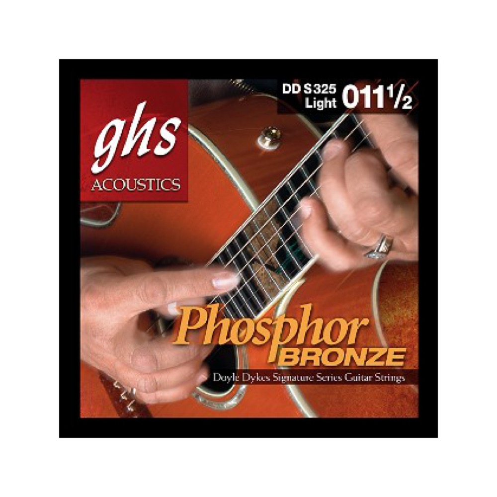 GHS DDS325 Doyle Dykes Signature Phosphor Bronze 0115-054 アコースティックギター弦×12セット