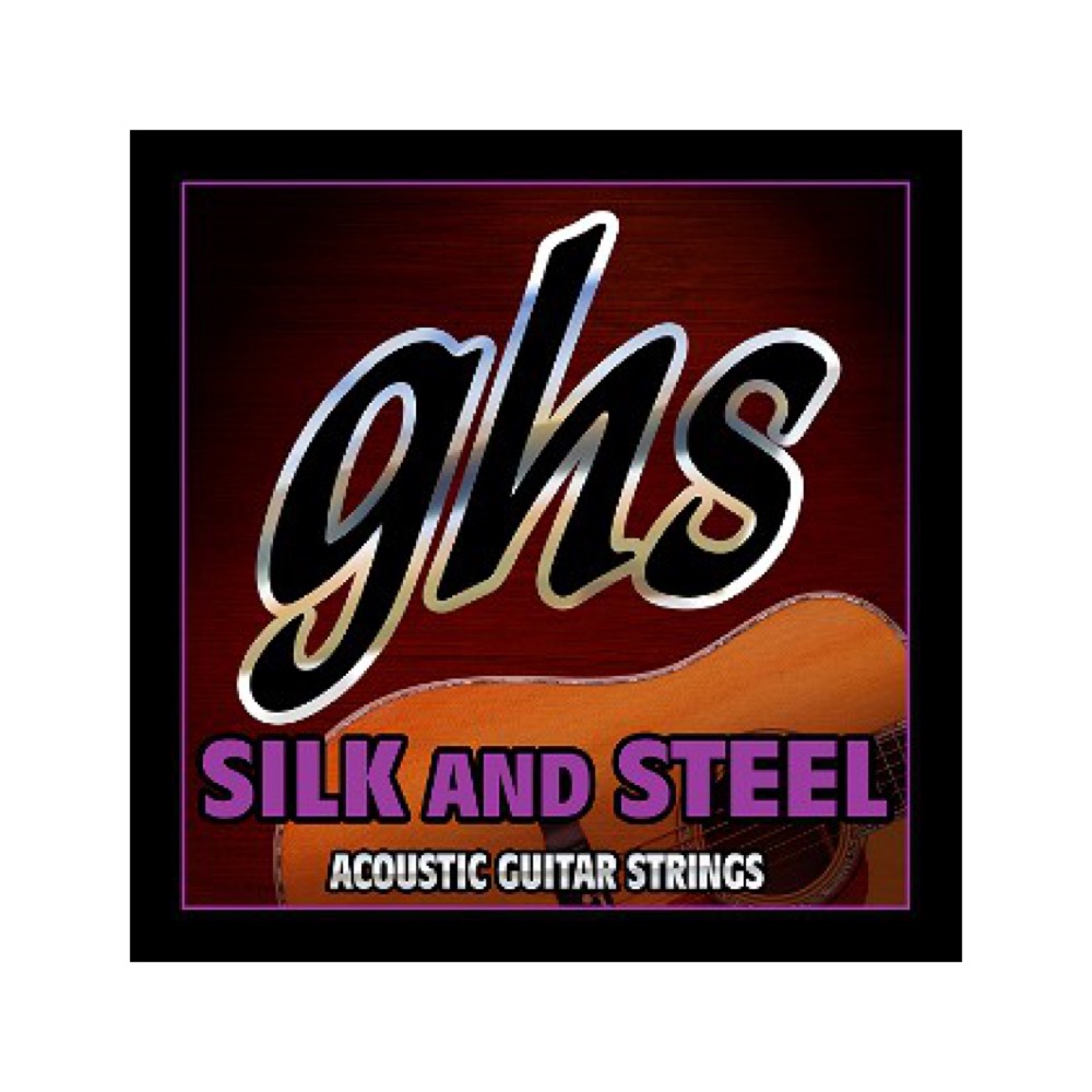GHS 345 Silk and Steel LIGHT 010-042 アコースティックギター弦×12セット