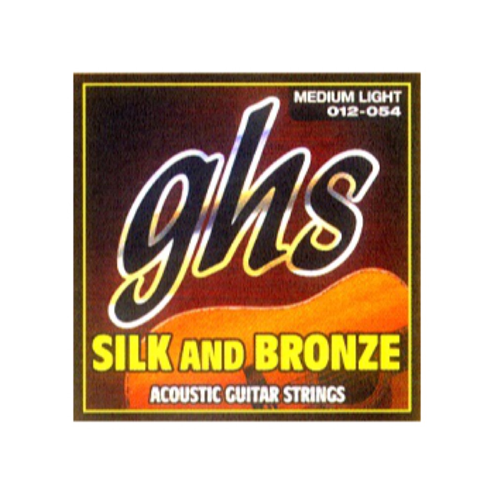 GHS 370ML Silk and Bronze MEDIUM LIGHT 012-054 アコースティックギター弦×3セット