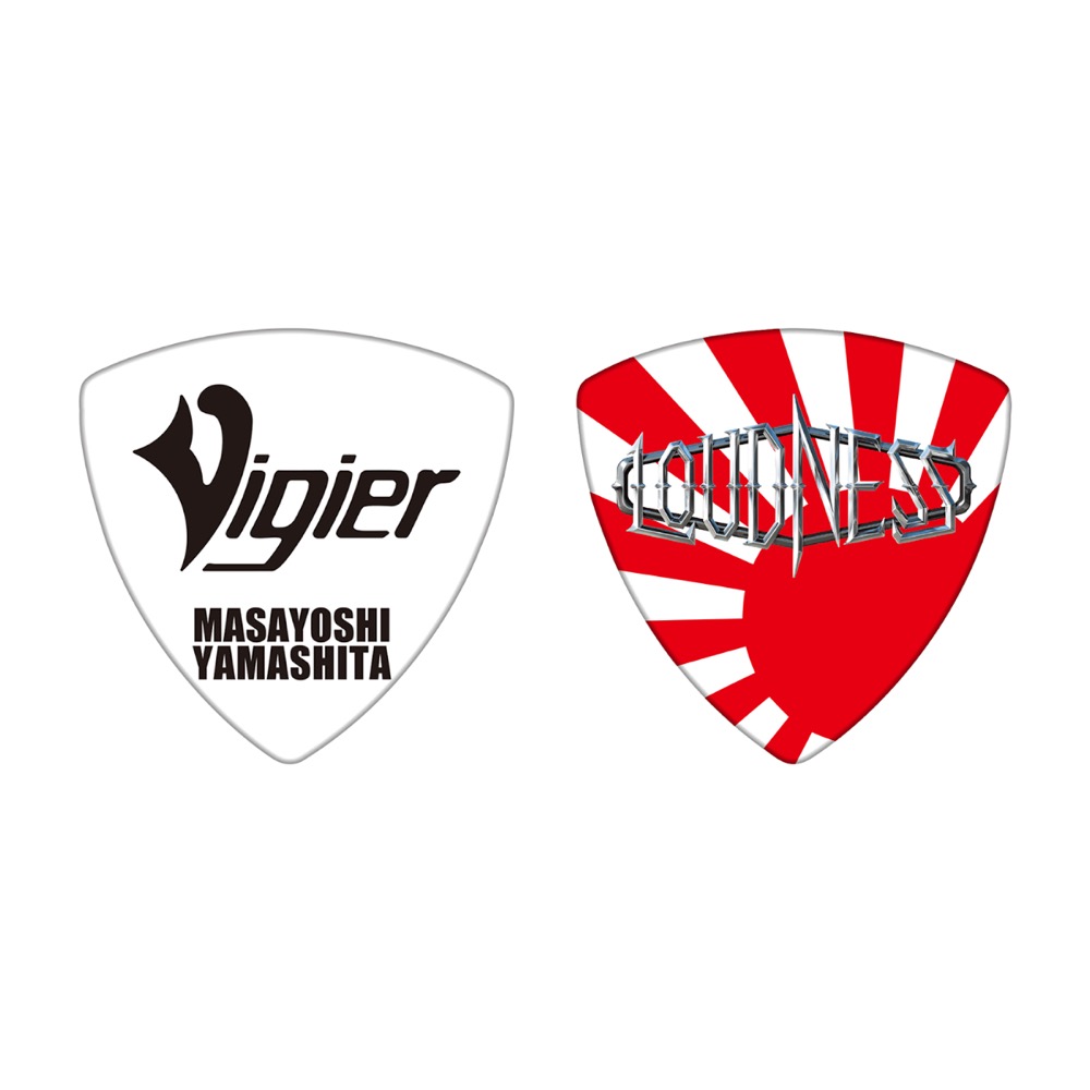 Vigier ヴィジェ 2023 YM-PICK RED/RS Loudness 山下昌良 シグネイチャー ギターピック×20枚