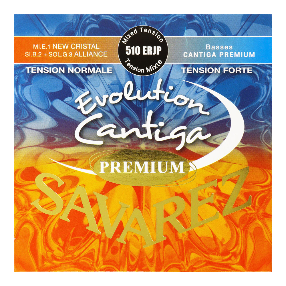 SAVAREZ サバレス 510ERJP Evolution Cantiga PREMIUM Mixed tension クラシックギター弦×6セット