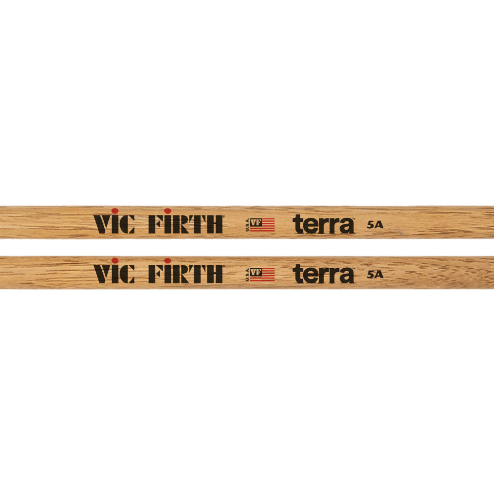 VIC FIRTH ヴィックファース VIC-5AT TERRA ドラムスティック×6セット ラベル