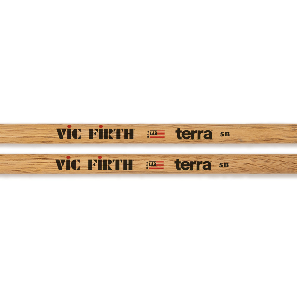 VIC FIRTH ヴィックファース VIC-5BT TERRA ドラムスティック×6セット ラベル