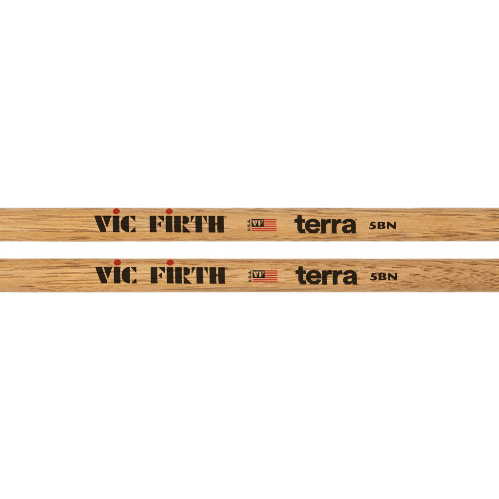 VIC FIRTH ヴィックファース VIC-5BTN TERRA ドラムスティック×3セット ラベル
