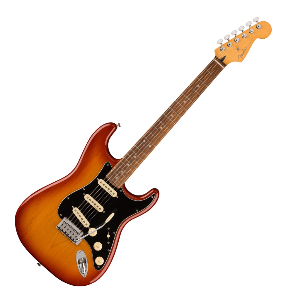 Fender フェンダー Player Plus Stratocaster PF Sienna Sunburst エレキギター VOXアンプ付き 入門11点 初心者セット ギター本体画像