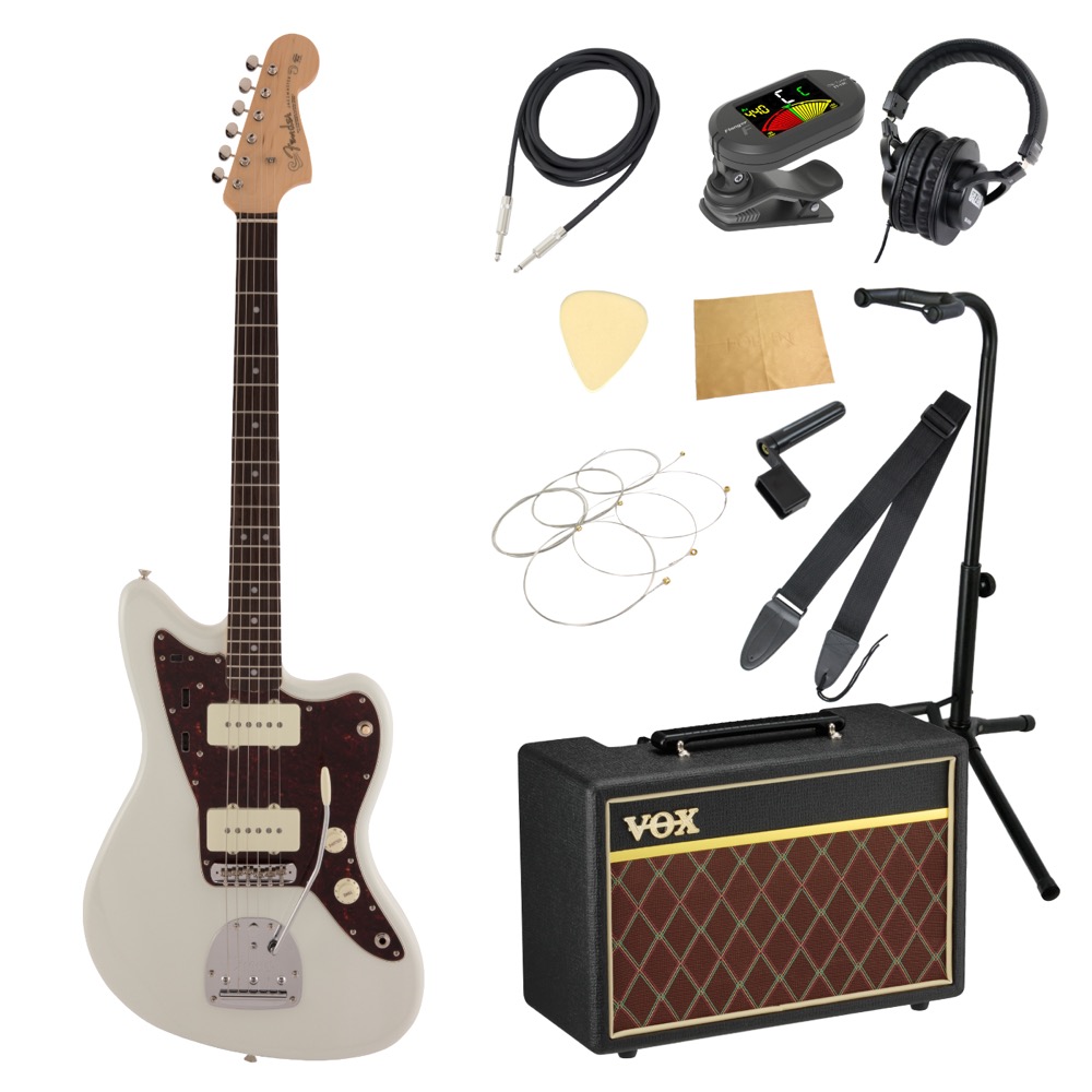 Fender フェンダー Made in Japan Traditional 60s Jazzmaster RW OWT エレキギター VOXアンプ付き 入門11点 初心者セット