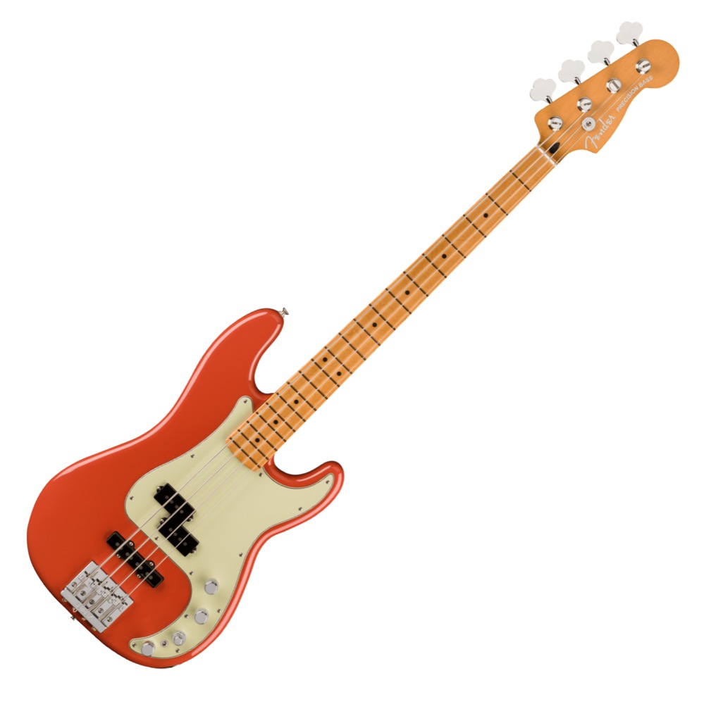Fender フェンダー Player Plus Precision Bass MN Fiesta Red エレキベース VOXアンプ付き 入門10点 初心者セット ベース本体画像