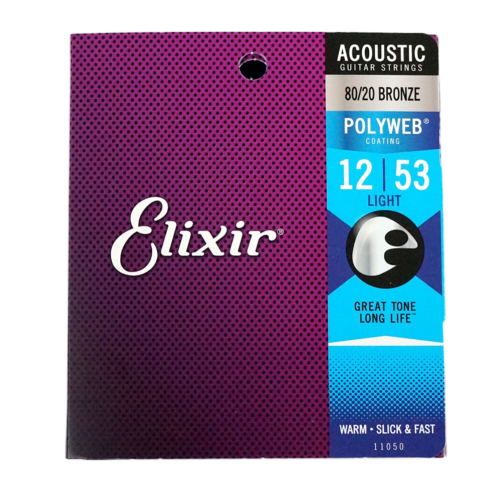 ELIXIR 11050 ACOUSTIC POLYWEB LIGHT 12-53×3SET アコースティックギター弦