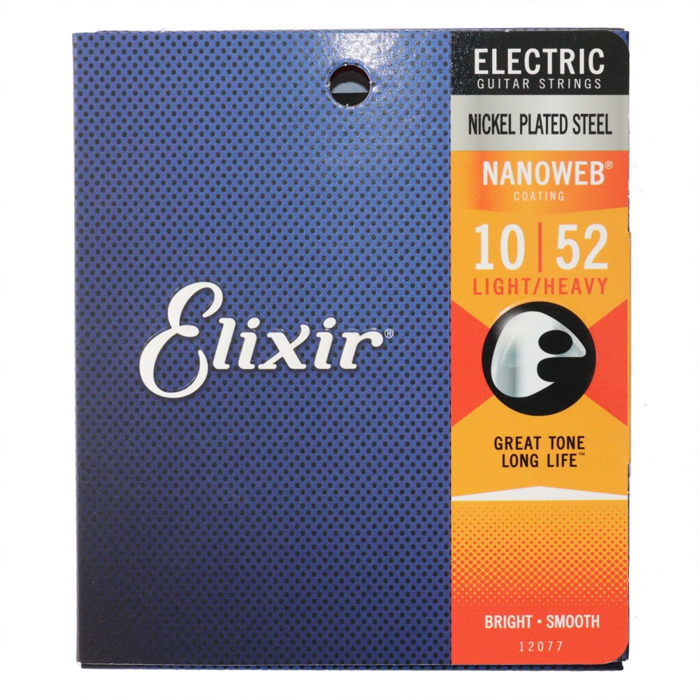 ELIXIR 12077 NANOWEB Light Heavy 10-52×3SET エレキギター弦