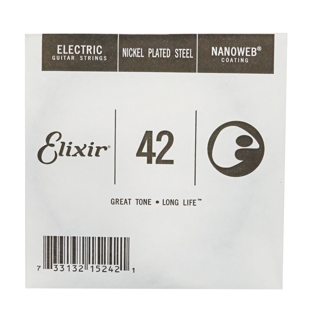 ELIXIR 15242/042弦×4本 エリクサーナノウェブバラ弦