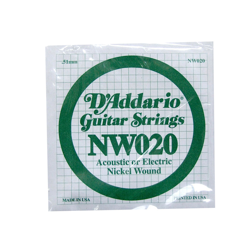 D’Addario NW020×5本 ギター用バラ弦