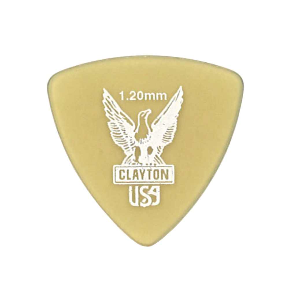 Clayton USA Ultem Gold 1.20mm 丸肩トライアングル ギターピック×36枚