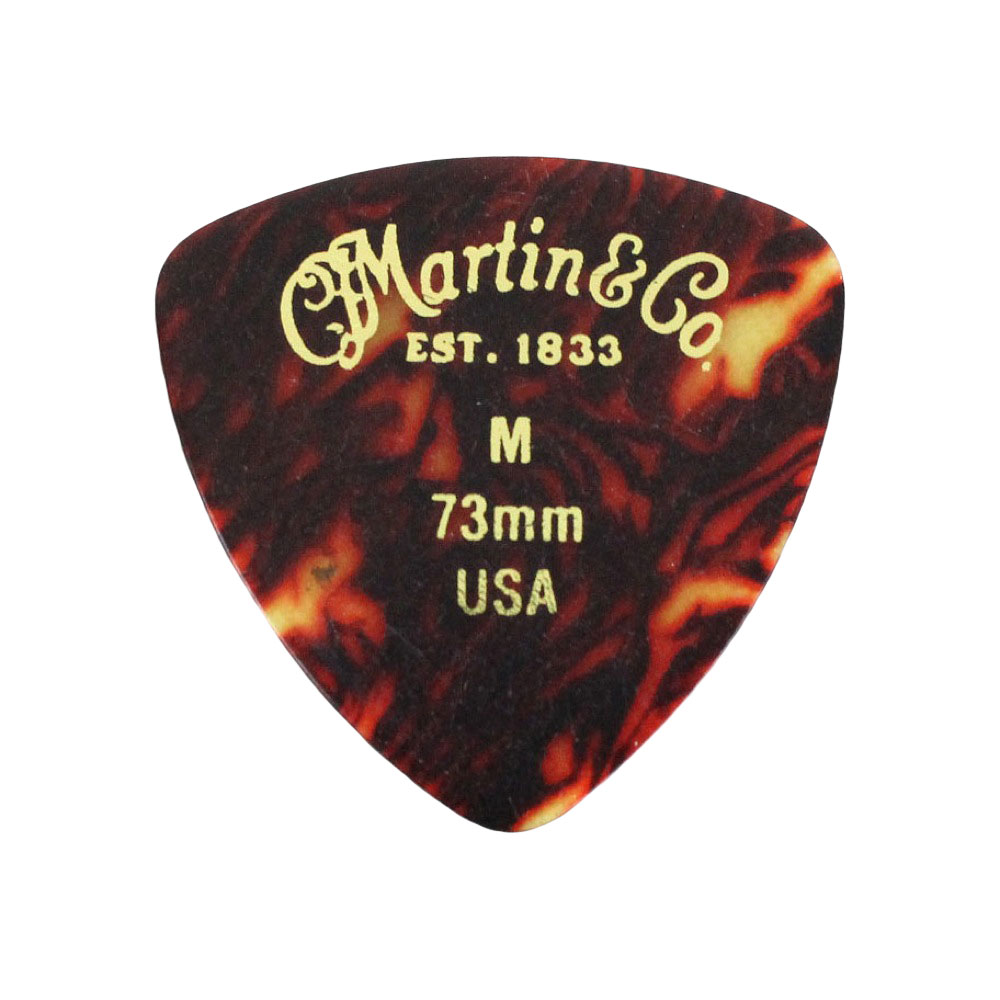 MARTIN Triangle Medium 0.73 ギターピック トライアングル型 ミディアム 12枚セット×6