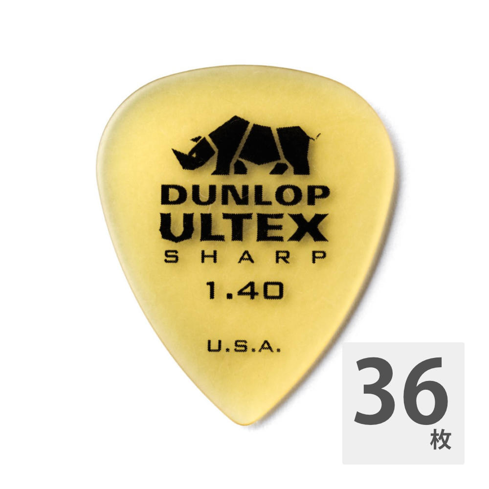 JIM DUNLOP 433R ULTEX SHARP 1.40 ピック×36枚セット
