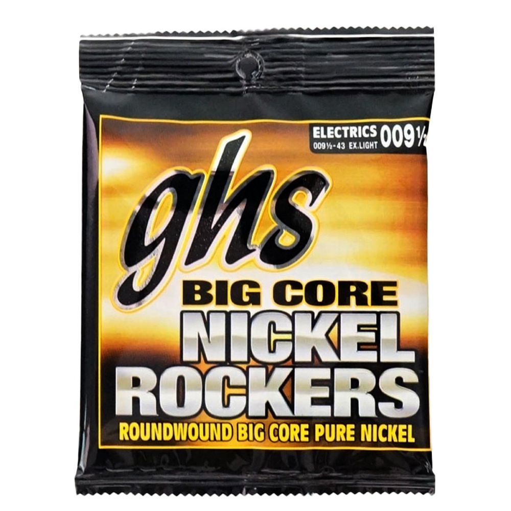 GHS BCXL Big Core Nickel Rockers エレキギター弦×3セット