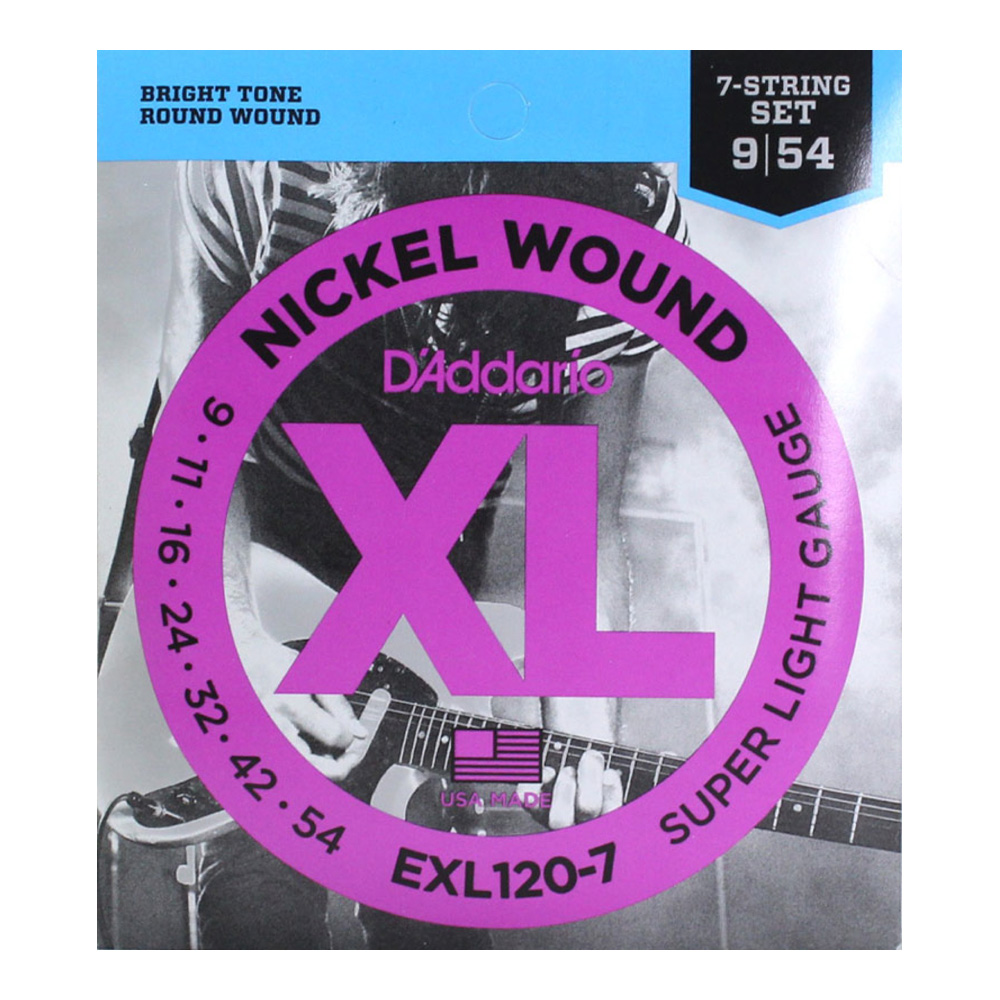 D'Addario EXL120-7×3SET 7弦用 ギター弦