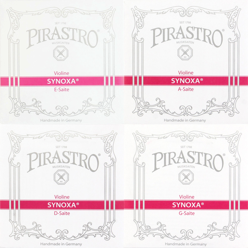 PIRASTRO Synoxa 4/4サイズ用バイオリン弦セット E線ボールエンド