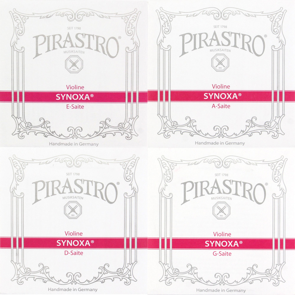 PIRASTRO Synoxa 4/4サイズ用バイオリン弦セット E線ループエンド