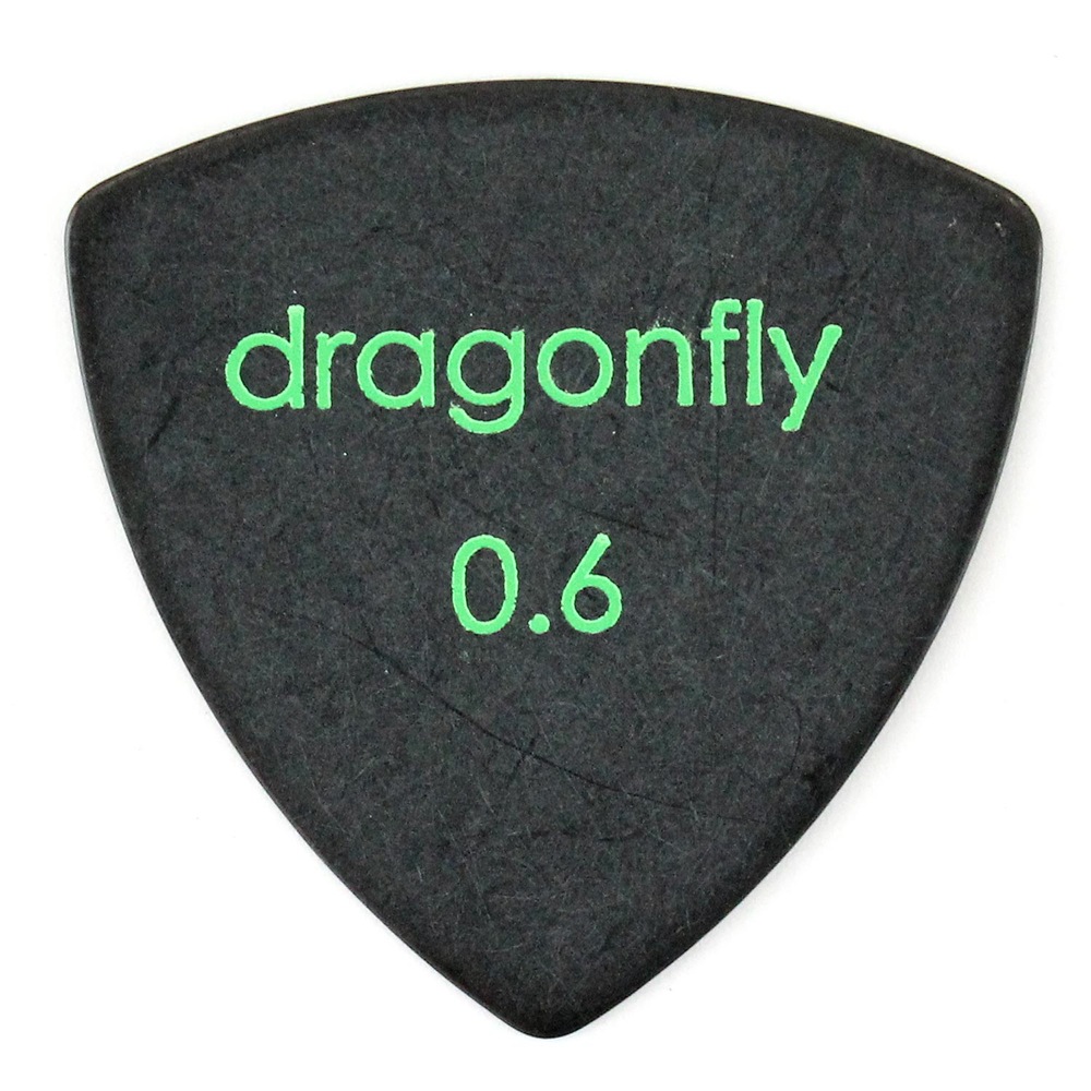 dragonfly PICK TR 0.6 BLACK ギターピック×10枚